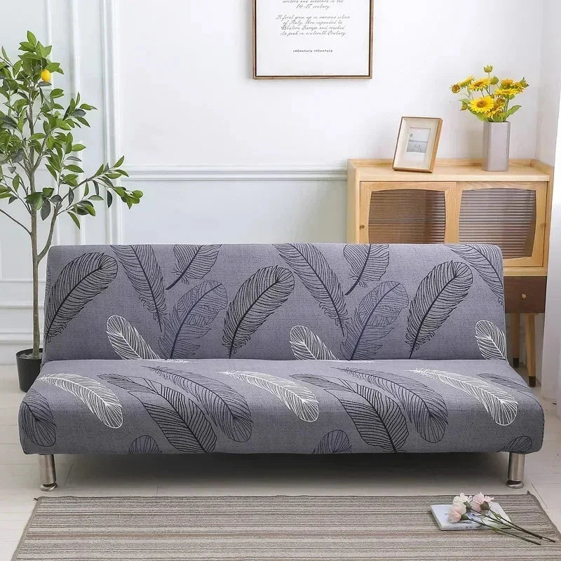 Printed Pattern folding sofa bed cover sofa covers spandex stretchdouble seat cover slipcovers for living room geometric print Manwatstore