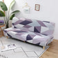 Printed Pattern folding sofa bed cover sofa covers spandex stretchdouble seat cover slipcovers for living room geometric print Manwatstore