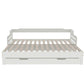 PureNest™ Single Guest Sofa Bed with Pull-Out Trundle (3FT / 90 × 190 cm) – White Manwatstore