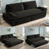 Queen Size Sleeper Sofa Bed 73.2" | 3-in-1 Velvet Pull-Out Convertible Couch Manwatstore