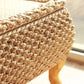 Rattan Floor Tea Table Tatami Style Minimalist Coffee Table for Balcony Low Bedside Small Space Window Area Use Manwatstore