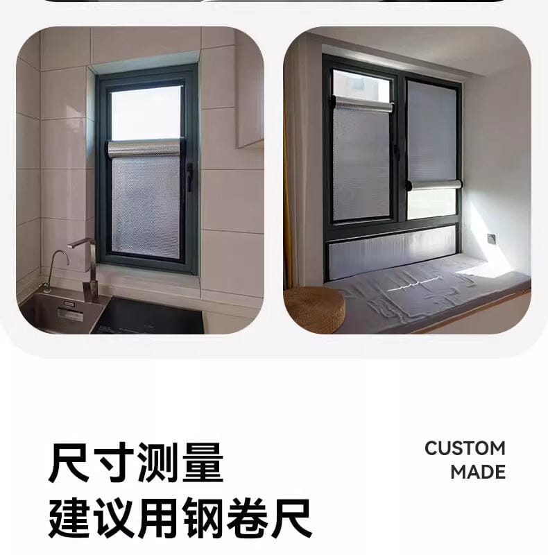 Reflective Window Insulation Film – Aluminium Foil Sun Shade Privacy Screen with UV &amp; Heat Protection Manwatstore
