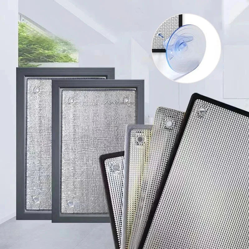 Reflective Window Insulation Film – Aluminium Foil Sun Shade Privacy Screen with UV &amp; Heat Protection Manwatstore