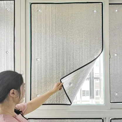 Reflective Window Insulation Film – Aluminium Foil Sun Shade Privacy Screen with UV &amp; Heat Protection Manwatstore