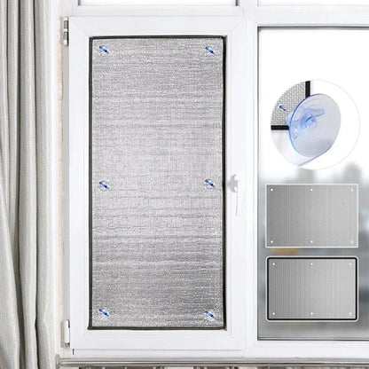 Reflective Window Insulation Film – Aluminium Foil Sun Shade Privacy Screen with UV &amp; Heat Protection Manwatstore