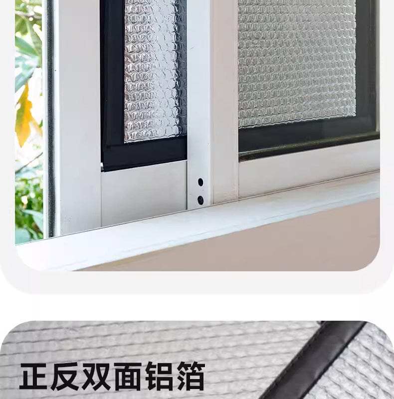 Reflective Window Insulation Film – Aluminium Foil Sun Shade Privacy Screen with UV &amp; Heat Protection Manwatstore