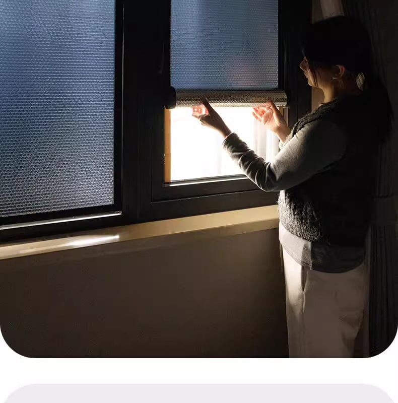 Reflective Window Insulation Film – Aluminium Foil Sun Shade Privacy Screen with UV &amp; Heat Protection Manwatstore
