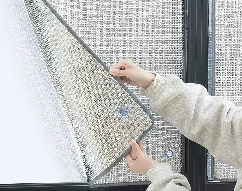 Reflective Window Insulation Film – Aluminium Foil Sun Shade Privacy Screen with UV &amp; Heat Protection Manwatstore