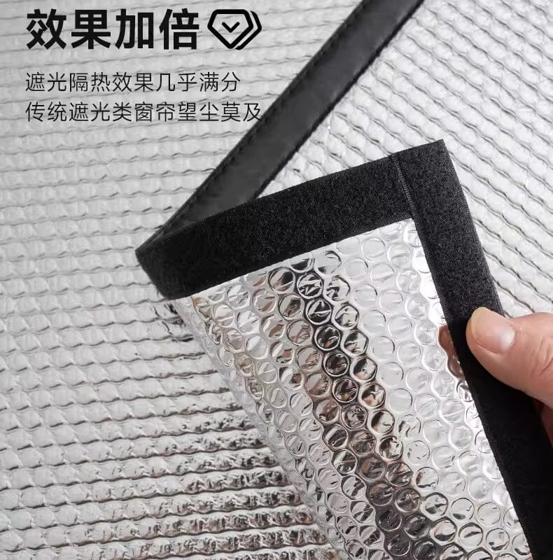 Reflective Window Insulation Film – Aluminium Foil Sun Shade Privacy Screen with UV &amp; Heat Protection Manwatstore