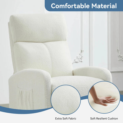 Relaxo Push-Back Recliner Chair with Lumbar Support &amp; Adjustable Leg Rest Manwatstore