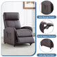 Relaxo Push-Back Recliner Chair with Lumbar Support & Adjustable Leg Rest Manwatstore