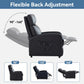 Relaxo Push-Back Recliner Chair with Lumbar Support & Adjustable Leg Rest Manwatstore