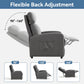 Relaxo Push-Back Recliner Chair with Lumbar Support & Adjustable Leg Rest Manwatstore