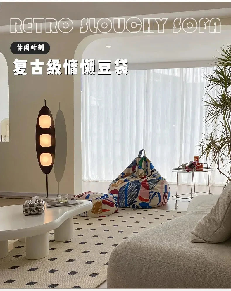 Replica Modern Bean Bag Sofa Classic Minimalist Living Room Bean Bag Sofa Lounge Designer Postmodern Divano Unique Furniture Manwatstore