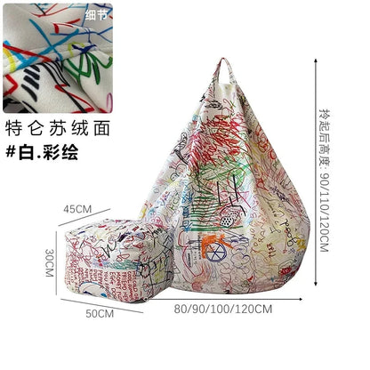 Replica Modern Bean Bag Sofa Classic Minimalist Living Room Bean Bag Sofa Lounge Designer Postmodern Divano Unique Furniture Manwatstore