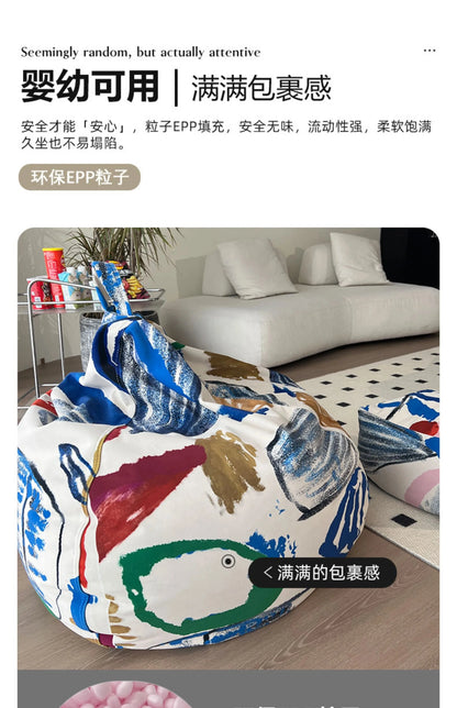 Replica Modern Bean Bag Sofa Classic Minimalist Living Room Bean Bag Sofa Lounge Designer Postmodern Divano Unique Furniture Manwatstore