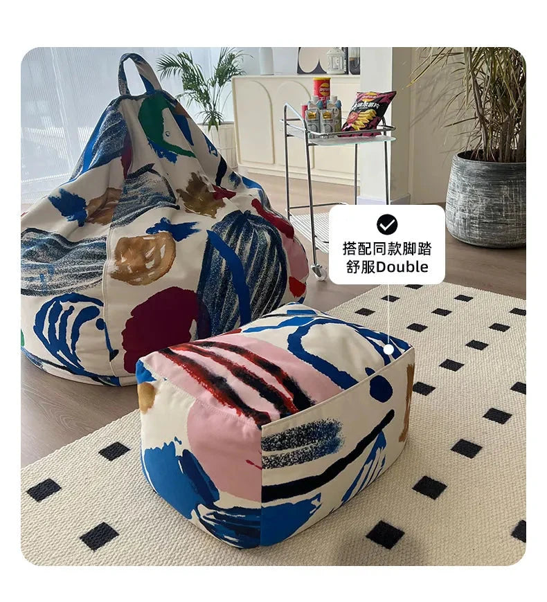 Replica Modern Bean Bag Sofa Classic Minimalist Living Room Bean Bag Sofa Lounge Designer Postmodern Divano Unique Furniture Manwatstore