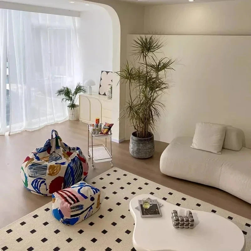 Replica Modern Bean Bag Sofa Classic Minimalist Living Room Bean Bag Sofa Lounge Designer Postmodern Divano Unique Furniture Manwatstore