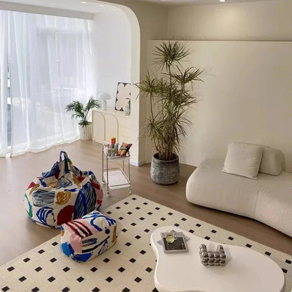 Replica Modern Bean Bag Sofa Classic Minimalist Living Room Bean Bag Sofa Lounge Designer Postmodern Divano Unique Furniture Manwatstore
