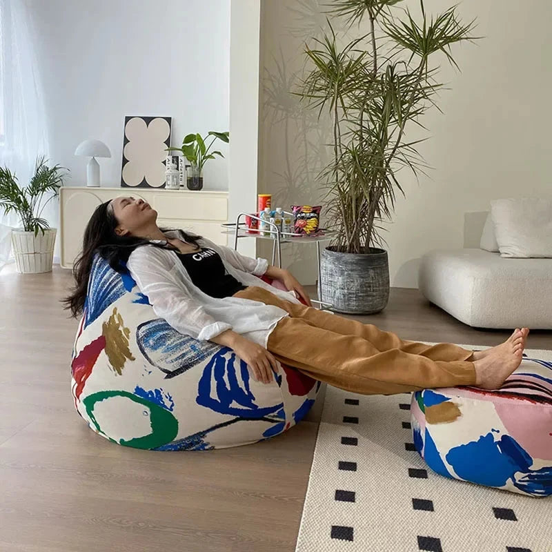 Replica Modern Bean Bag Sofa Classic Minimalist Living Room Bean Bag Sofa Lounge Designer Postmodern Divano Unique Furniture Manwatstore