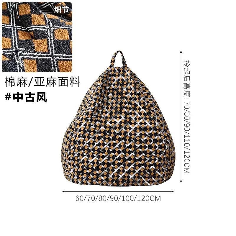 Replica Modern Bean Bag Sofa Classic Minimalist Living Room Bean Bag Sofa Lounge Designer Postmodern Divano Unique Furniture Manwatstore