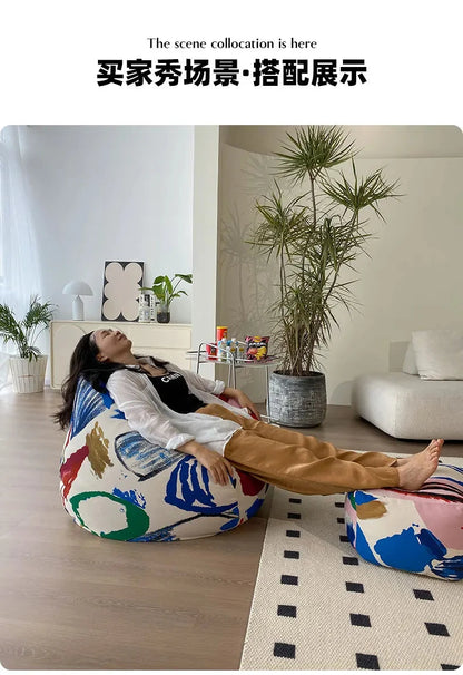Replica Modern Bean Bag Sofa Classic Minimalist Living Room Bean Bag Sofa Lounge Designer Postmodern Divano Unique Furniture Manwatstore