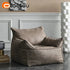 Retro Chic Faux Leather Bean Bag Chair Manwatstore
