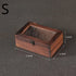 Retro Crabapple Flower Glass-Covered Solid Wood Storage Box – Dust-Proof Keepsake & Home Organizer Manwatstore