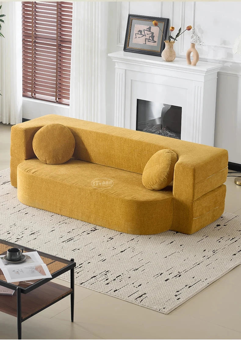 RetroFold™ Fabric Folding Sofa Bed (Vacuum-Compressed) Manwatstore
