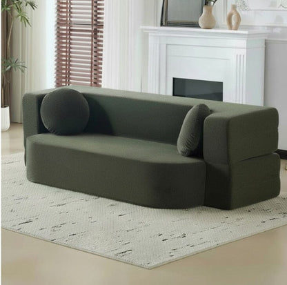RetroFold™ Fabric Folding Sofa Bed (Vacuum-Compressed) Manwatstore