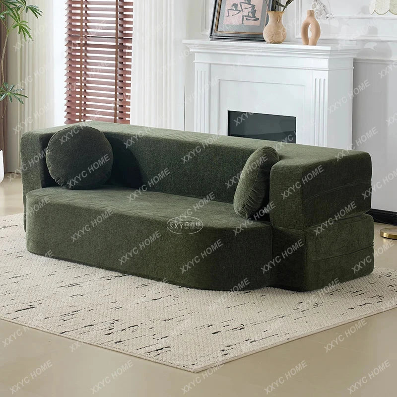 RetroFold™ Fabric Folding Sofa Bed (Vacuum-Compressed) Manwatstore