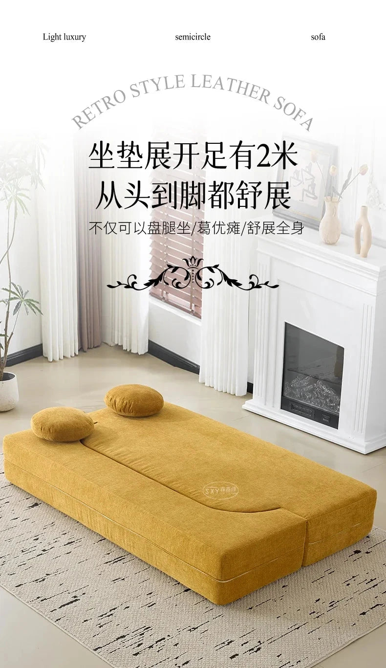 RetroFold™ Fabric Folding Sofa Bed (Vacuum-Compressed) Manwatstore