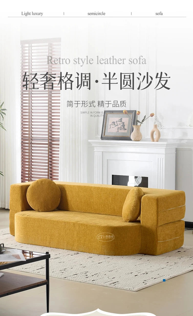 RetroFold™ Fabric Folding Sofa Bed (Vacuum-Compressed) Manwatstore