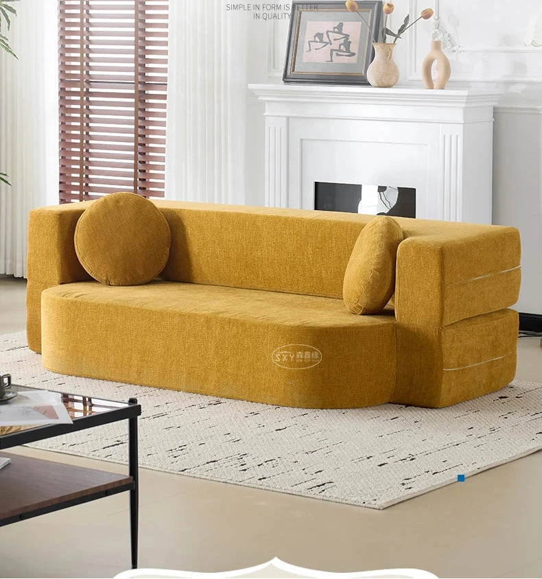 RetroFold™ Fabric Folding Sofa Bed (Vacuum-Compressed) Manwatstore