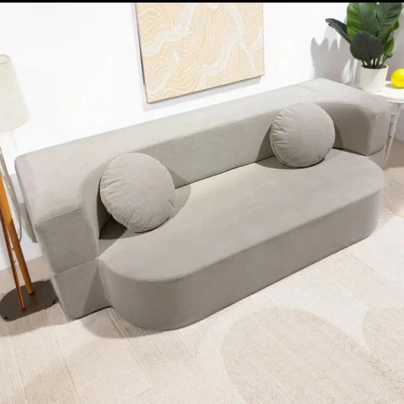 RetroFold™ Fabric Folding Sofa Bed (Vacuum-Compressed) Manwatstore