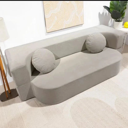 RetroFold™ Fabric Folding Sofa Bed (Vacuum-Compressed) Manwatstore