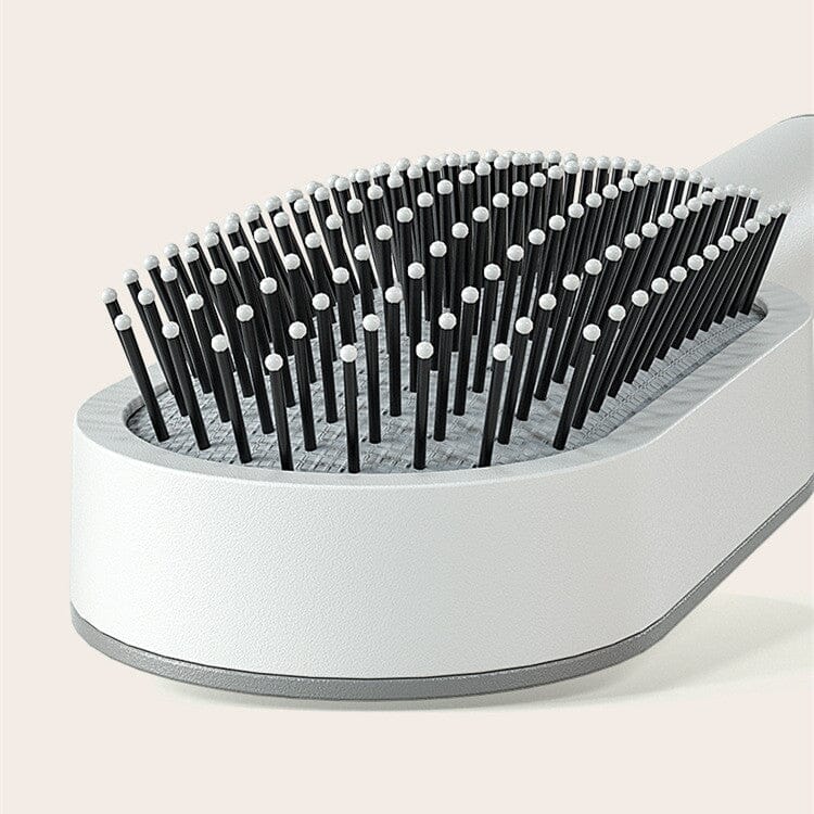 Self Cleaning Hair Brush For Women One-key Cleaning Hair Loss Airbag Massage Scalp Comb Anti-Static Hairbrush 0 Manwatstore