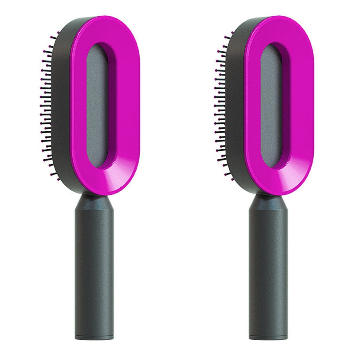 Self Cleaning Hair Brush For Women One-key Cleaning Hair Loss Airbag Massage Scalp Comb Anti-Static Hairbrush 0 Manwatstore