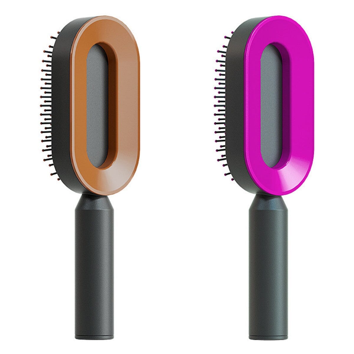 Self Cleaning Hair Brush For Women One-key Cleaning Hair Loss Airbag Massage Scalp Comb Anti-Static Hairbrush 0 Manwatstore