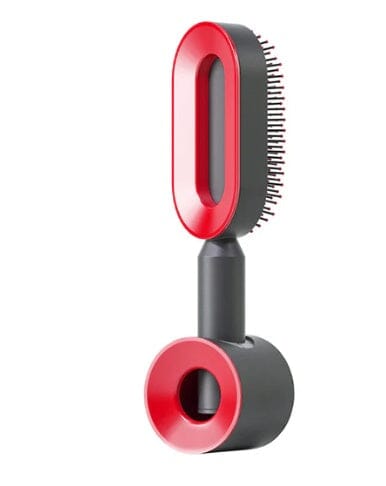 Self Cleaning Hair Brush For Women One-key Cleaning Hair Loss Airbag Massage Scalp Comb Anti-Static Hairbrush 0 Manwatstore