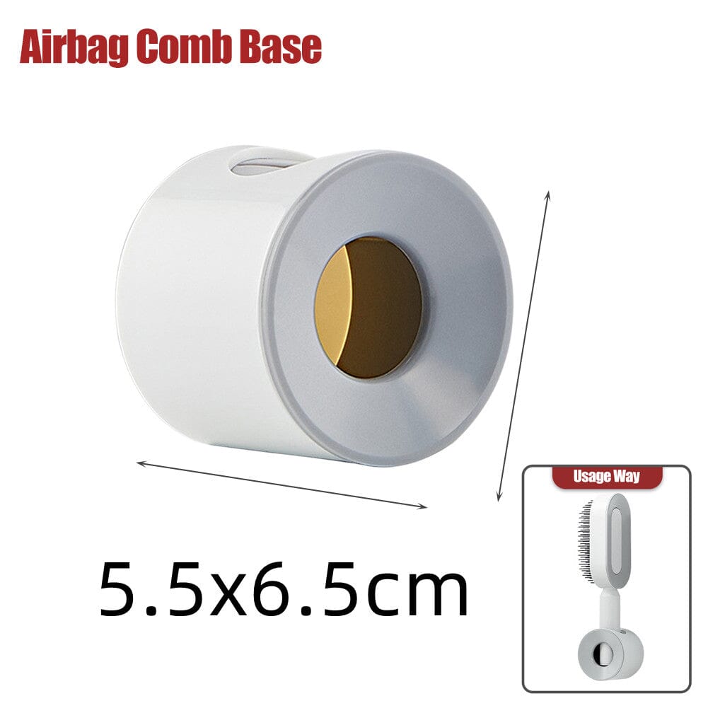 Self Cleaning Hair Brush For Women One-key Cleaning Hair Loss Airbag Massage Scalp Comb Anti-Static Hairbrush 0 Manwatstore