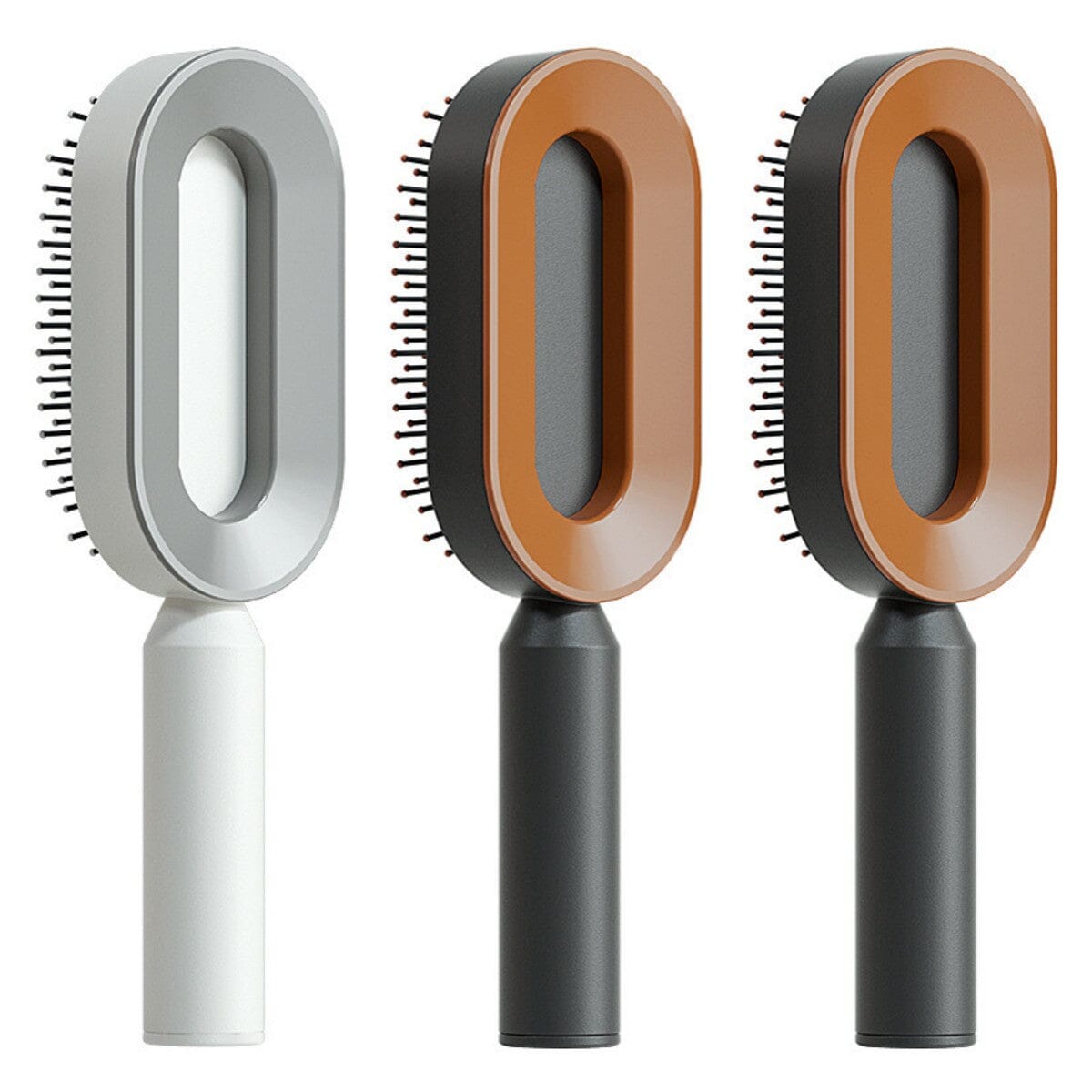 Self Cleaning Hair Brush For Women One-key Cleaning Hair Loss Airbag Massage Scalp Comb Anti-Static Hairbrush 0 Manwatstore