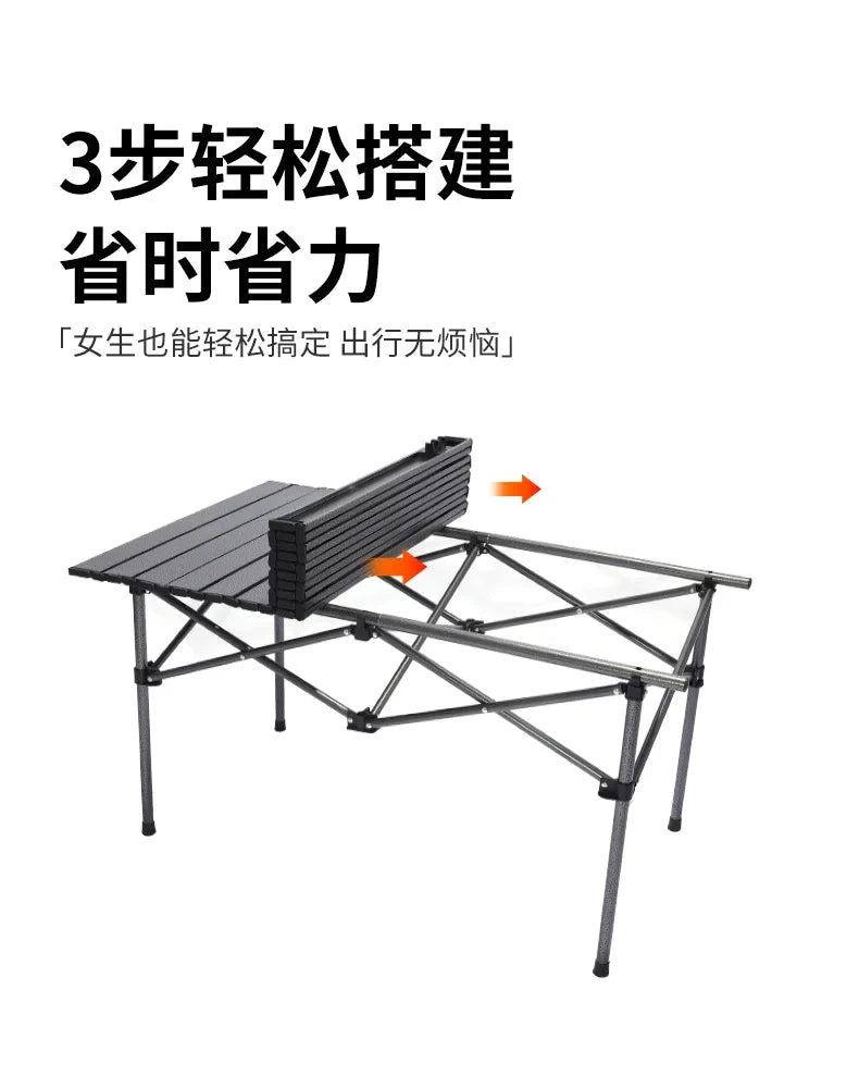 Sets Dining Camping Table Nordic Quality Waterproof Foldable Camping Table Portable Equipment Salon De Jardin Outdoor Furniture Manwatstore