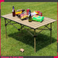 Sets Dining Camping Table Nordic Quality Waterproof Foldable Camping Table Portable Equipment Salon De Jardin Outdoor Furniture Manwatstore