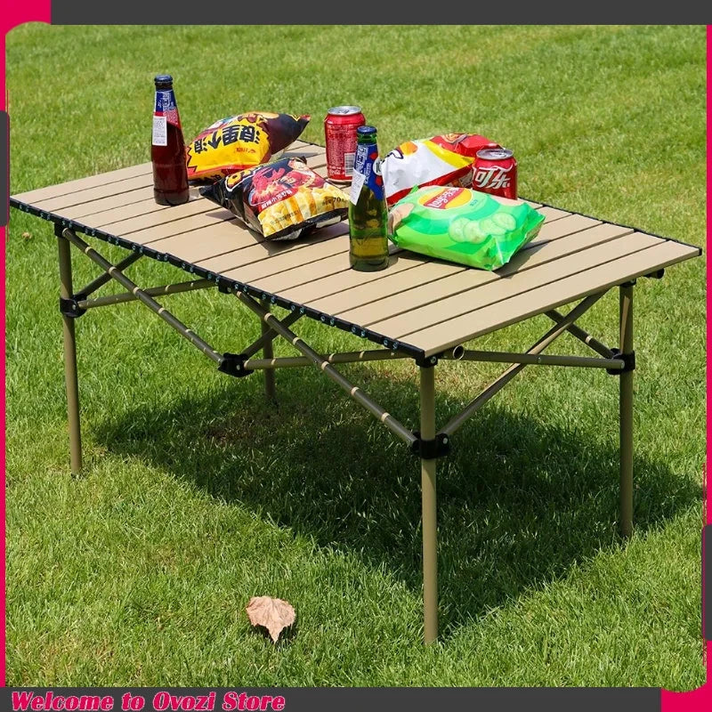 Sets Dining Camping Table Nordic Quality Waterproof Foldable Camping Table Portable Equipment Salon De Jardin Outdoor Furniture Manwatstore