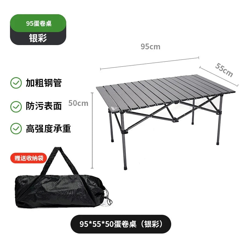Sets Dining Camping Table Nordic Quality Waterproof Foldable Camping Table Portable Equipment Salon De Jardin Outdoor Furniture Manwatstore