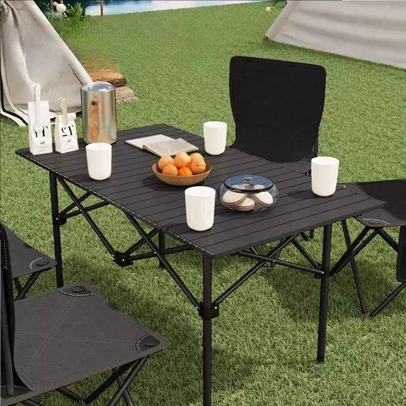 Sets Dining Camping Table Nordic Quality Waterproof Foldable Camping Table Portable Equipment Salon De Jardin Outdoor Furniture Manwatstore