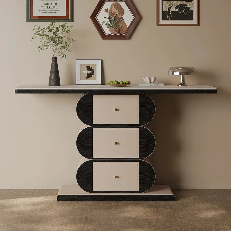 Simple Design Entryways Table Beauty Premium Exquisite Glamour Console Table Trendy Luxury Schreibtisch Living Room Furniture Manwatstore