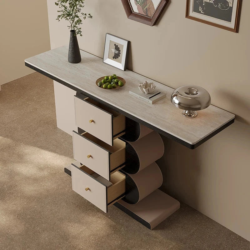 Simple Design Entryways Table Beauty Premium Exquisite Glamour Console Table Trendy Luxury Schreibtisch Living Room Furniture Manwatstore