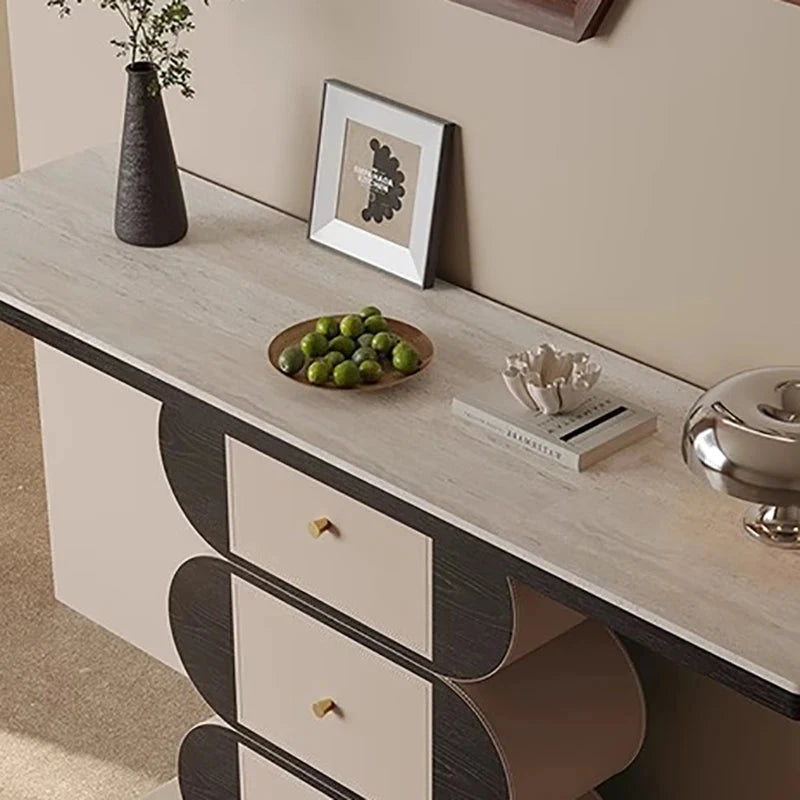 Simple Design Entryways Table Beauty Premium Exquisite Glamour Console Table Trendy Luxury Schreibtisch Living Room Furniture Manwatstore